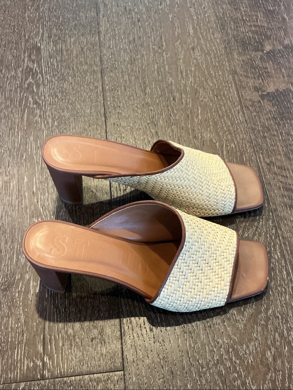 Staud Raffia Sandals - Picture 2 of 4